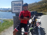 Passo del San Bernardino from Lostallo