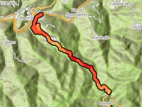 Passo del Trebbio from Bagni di Lucca