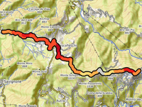 Passo dell'Incisa depuis Camarza