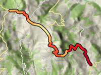 Passo della Caldarola from Donceto