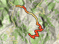Passo della Caldarola przez Parcellara