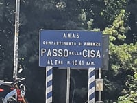 Passo della Cisa von Cantoniera Tugo