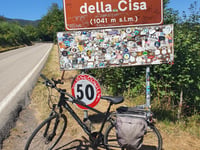 Passo della Cisa von Cantoniera Tugo