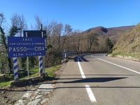 Passo della Cisa von Cantoniera Tugo