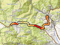 Passo della Consuma desde Stia