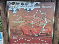 Passo della Futa von Galliano über Marcoiano