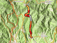 Passo della Futa da Galliano via Via di Panna