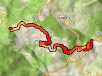 Passo della Scalucchia von Acquabona über Acquabona