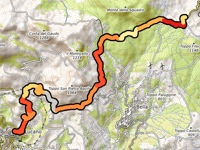 Passo delle Crocelle desde Muro Lucano