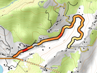 Passo delle Piane via Casali di Sotto