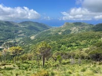 Passo dello Scalone desde Belvedere Marittimo
