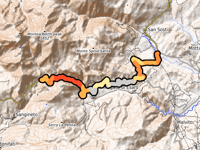 Passo dello Scalone desde San Sosti