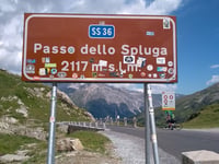 Passo dello Spluga da Chiavenna via Isola