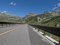 Passo dello Spluga da Chiavenna via Isola