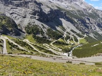 Col du Stelvio / Passo dello Stelvio depuis Bormio