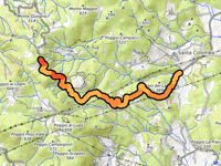 Passo di Celsa über Arnano