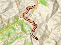 Passo di Collemincio from Cerasa