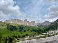 Passo Gardena z Plan de Gralba