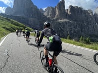 Passo Gardena depuis Plan de Gralba
