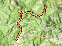 Passo di Gerfalco desde Pian dei Mucini