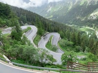 Passo del Maloja da Chiavenna