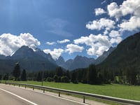 Passo di Monte Croce di Comelico from Innichen / San Candido