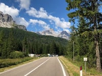 Passo di Monte Croce di Comelico from Innichen / San Candido