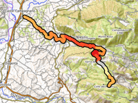 Passo di Monte Taburno from Torello Difese