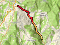 Passo di Montetrini da Molino del Piano