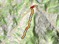 Passo di Montetrini von Santa Margherita a Saletta