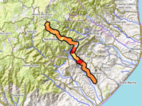 Passo di Pietra Spada über Placanica