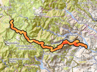 Passo di Pietra Spada über Stilo