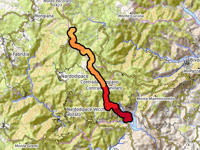 Passo di Pietra Spada via Campoli Cerasara