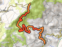 Passo di Ticchiano von Monchio delle Corti