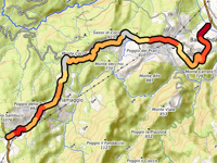 Passo di Viamaggio über Badia Tedalda