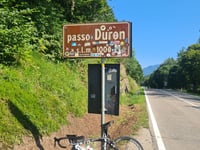 Passo Duron from Tione di Trento