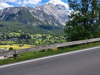Passo Falzarego depuis Cortina d'Ampezzo