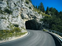 Passo Falzarego from Caprile