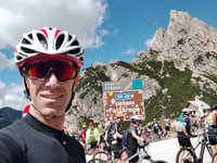 Passo Falzarego from Caprile