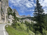 Passo Falzarego from Caprile
