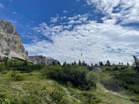 Passo Falzarego from Caprile