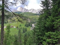 Passo Falzarego from Caprile