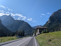Passo Fedaia from Canazei