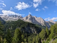 Passo Fedaia from Canazei