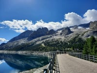 Passo Fedaia from Canazei