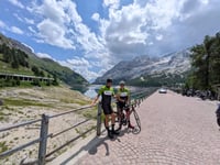 Passo Fedaia from Canazei