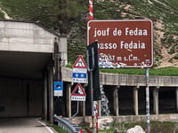 Passo Fedaia from Canazei