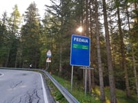 Passo Fedaia from Canazei