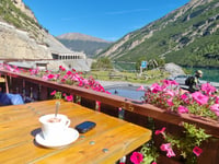 Passo Forcola di Livigno from Livigno
