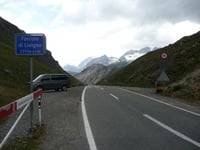 Passo Forcola di Livigno from Livigno
